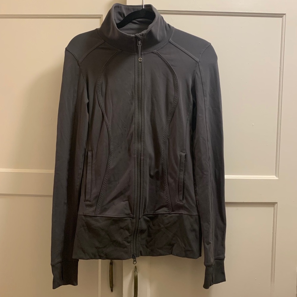 Lululemon grey zip up jacket